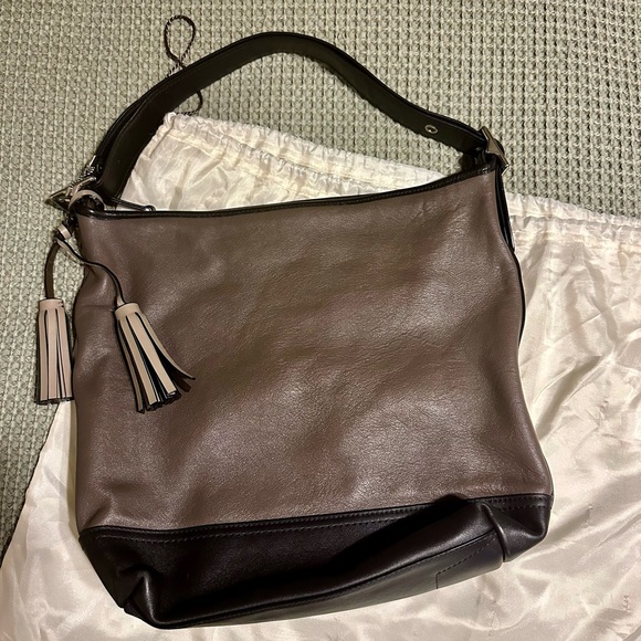 Coach Colorblock Leather Shoulder Bag - Picture 2 of 2